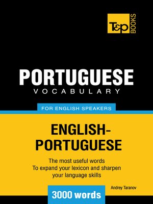cover image of Portuguese Vocabulary for English Speakers